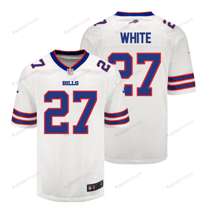 Tre'Davious 27 Buffalo Bills Men Away Game Jersey - White