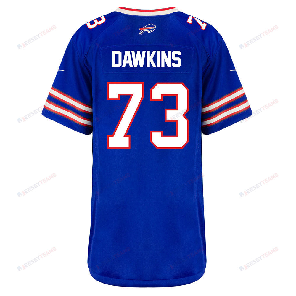 Dion Dawkins 73 Buffalo Bills Women Home Game Jersey - Royal