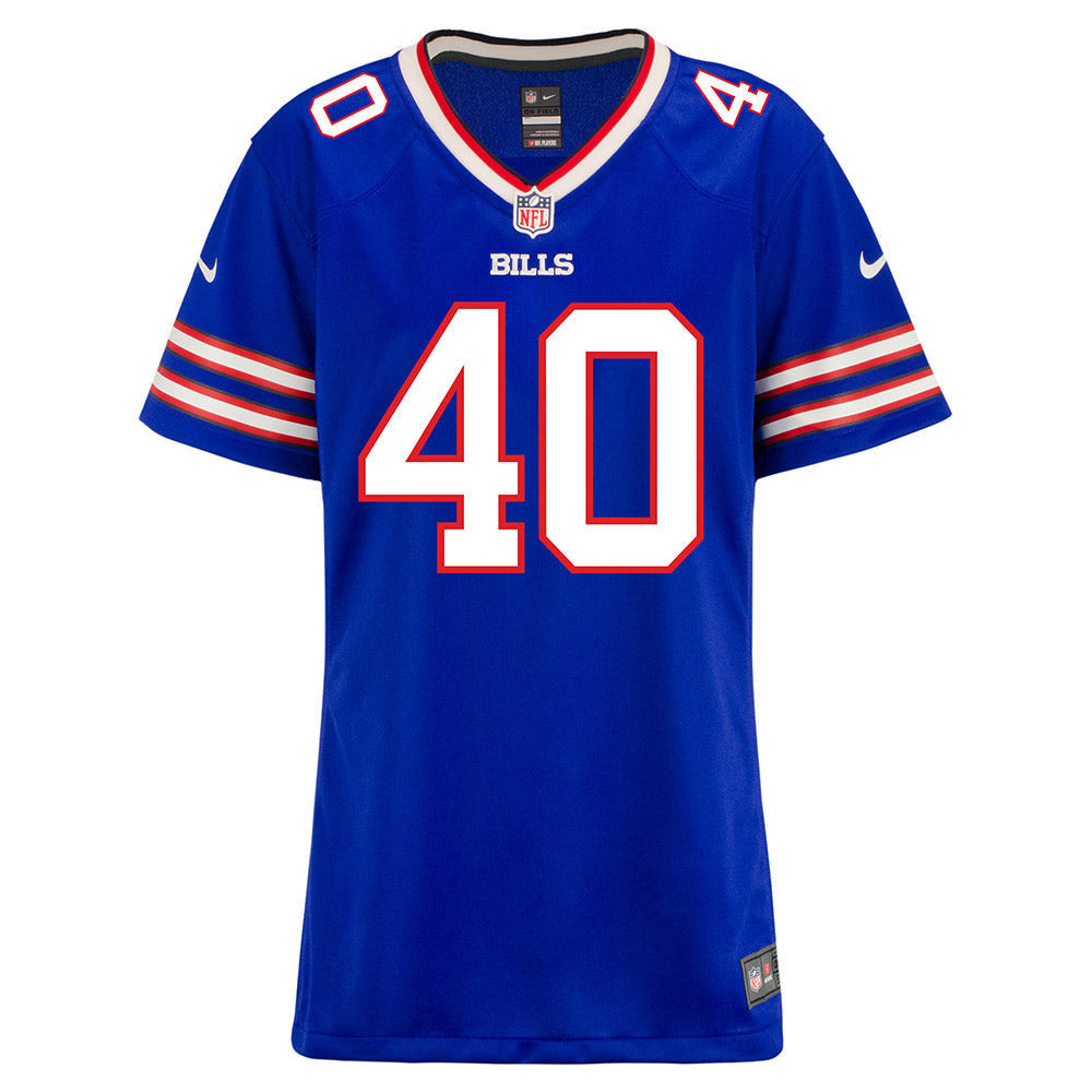 Von Miller 40 Buffalo Bills Women Home Game Jersey - Royal