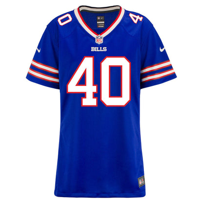 Von Miller 40 Buffalo Bills Women Home Game Jersey - Royal