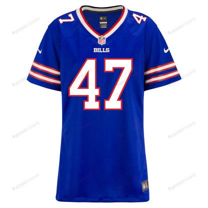 Christian Benford 47 Buffalo Bills Women Home Game Jersey - Royal
