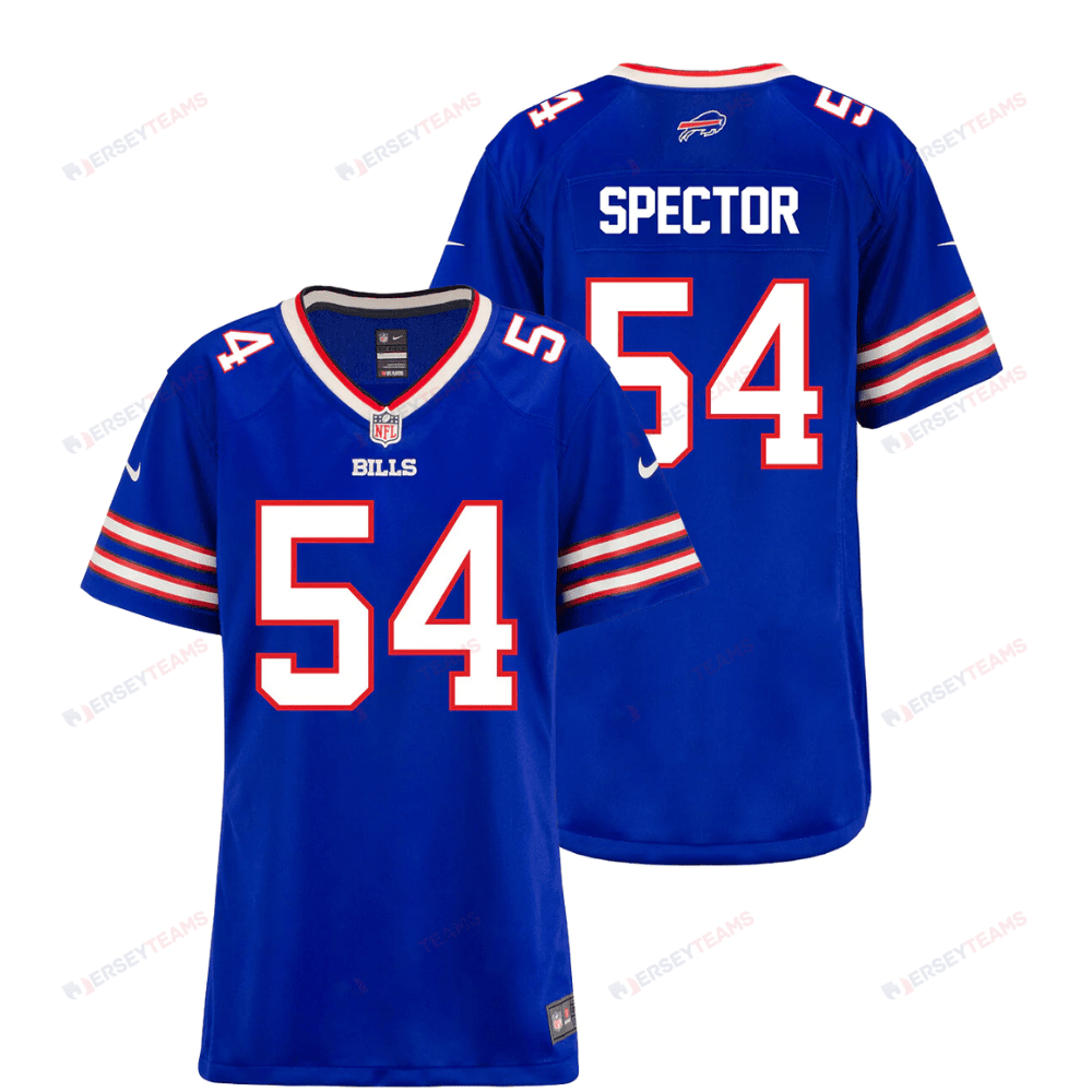 Baylon Spector 54 Buffalo Bills Women Home Game Jersey - Royal