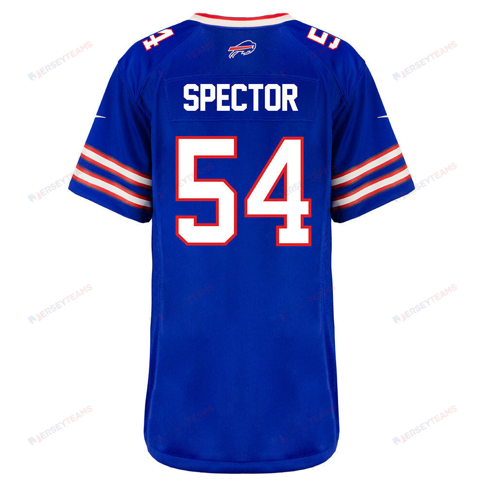 Baylon Spector 54 Buffalo Bills Women Home Game Jersey - Royal