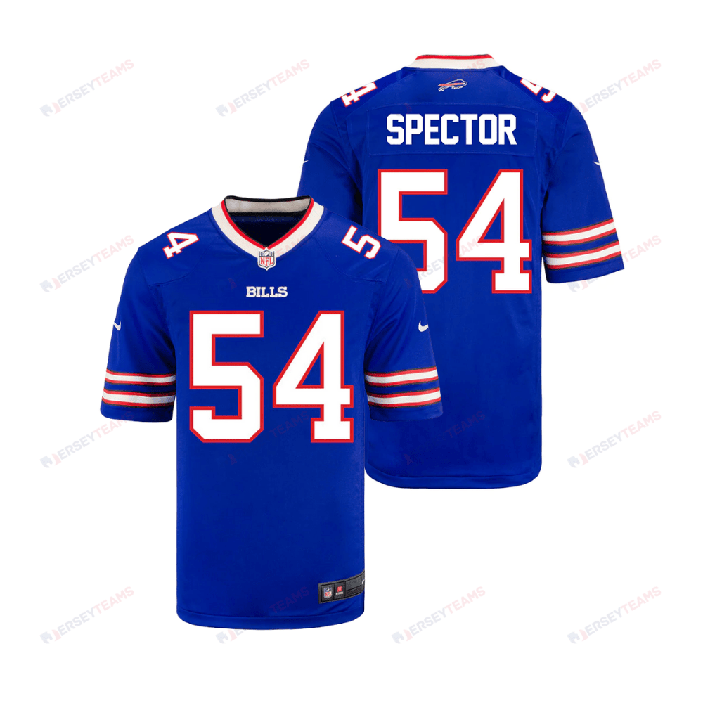 Baylon Spector 54 Buffalo Bills YOUTH Home Game Jersey - Royal