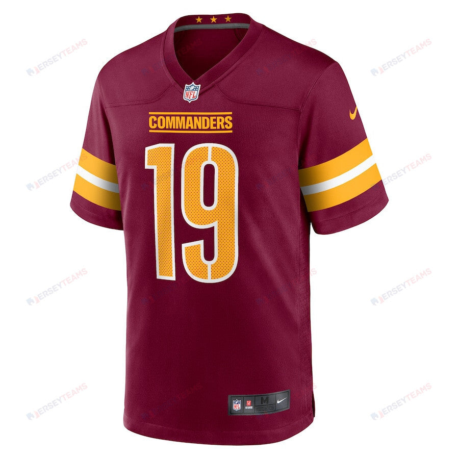 Marcus Kemp 19 Washington Commanders Men Game Jersey - Burgundy