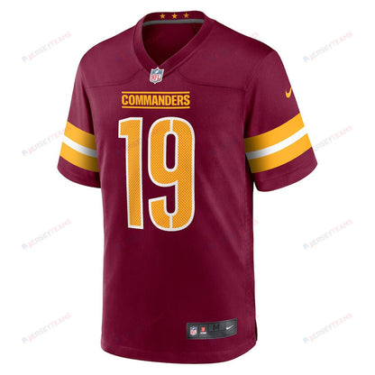 Marcus Kemp 19 Washington Commanders Men Game Jersey - Burgundy