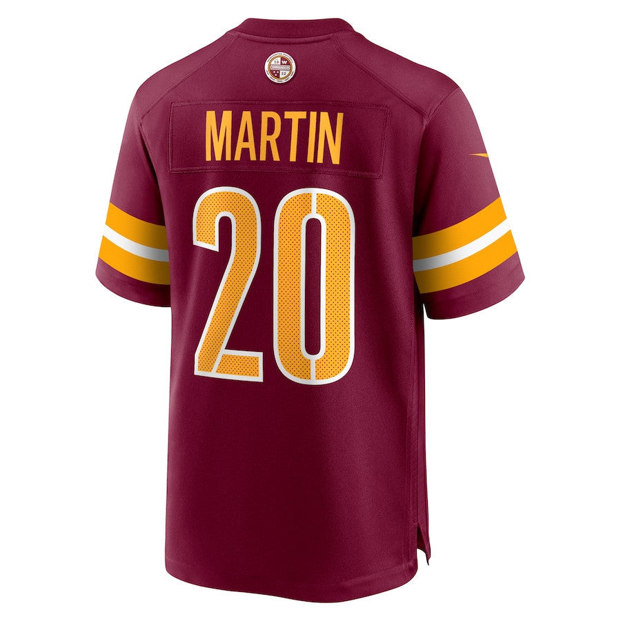 Jartavius Martin 20 Washington Commanders Men Game Jersey - Burgundy