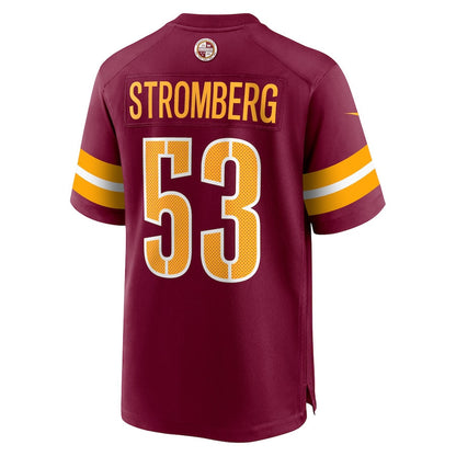 Ricky Stromberg 53 Washington Commanders Men Game Jersey - Burgundy