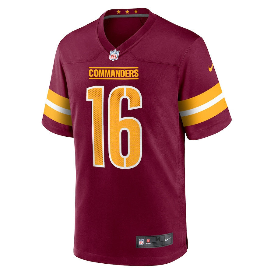 Tim Demorat 16 Washington Commanders Men Game Jersey - Burgundy