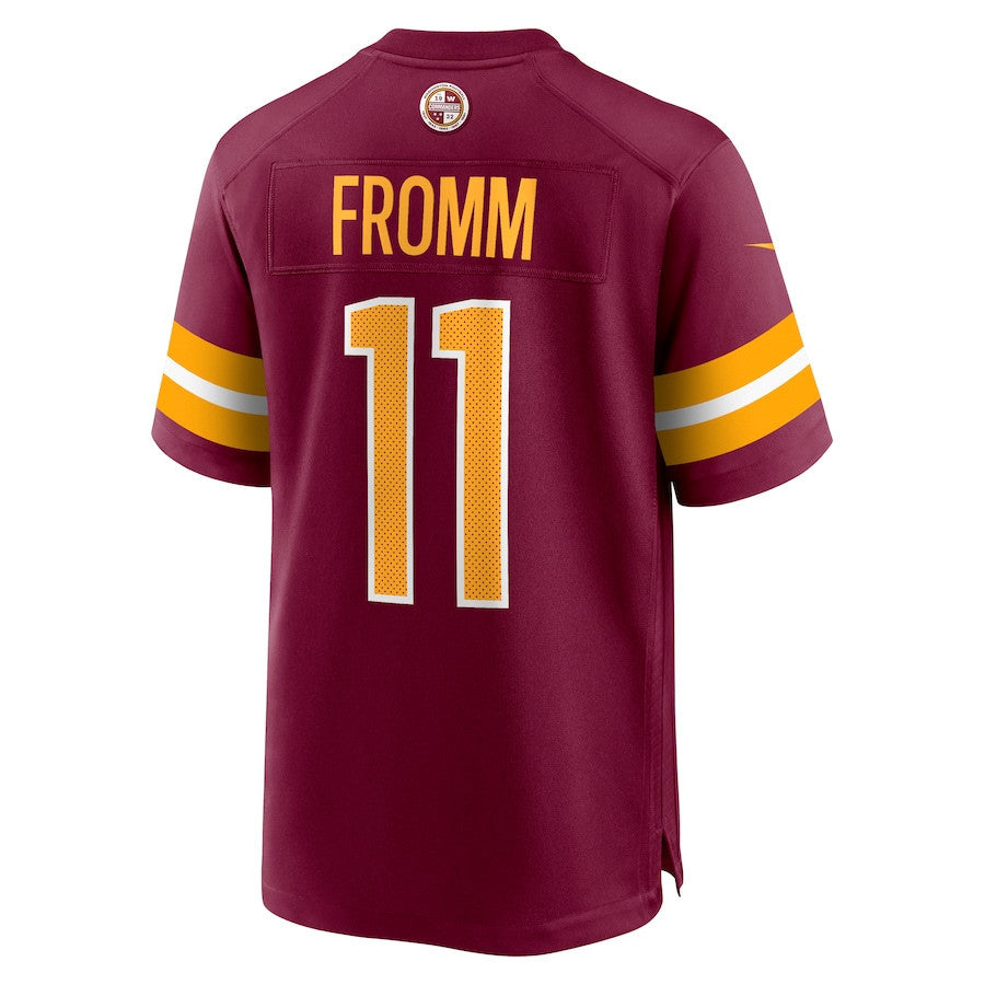 Jake Fromm 11 Washington Commanders Men Game Jersey - Burgundy