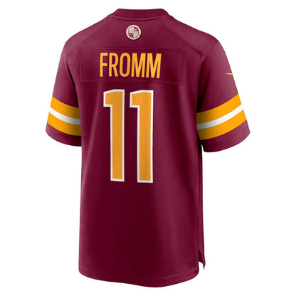 Jake Fromm 11 Washington Commanders Men Game Jersey - Burgundy