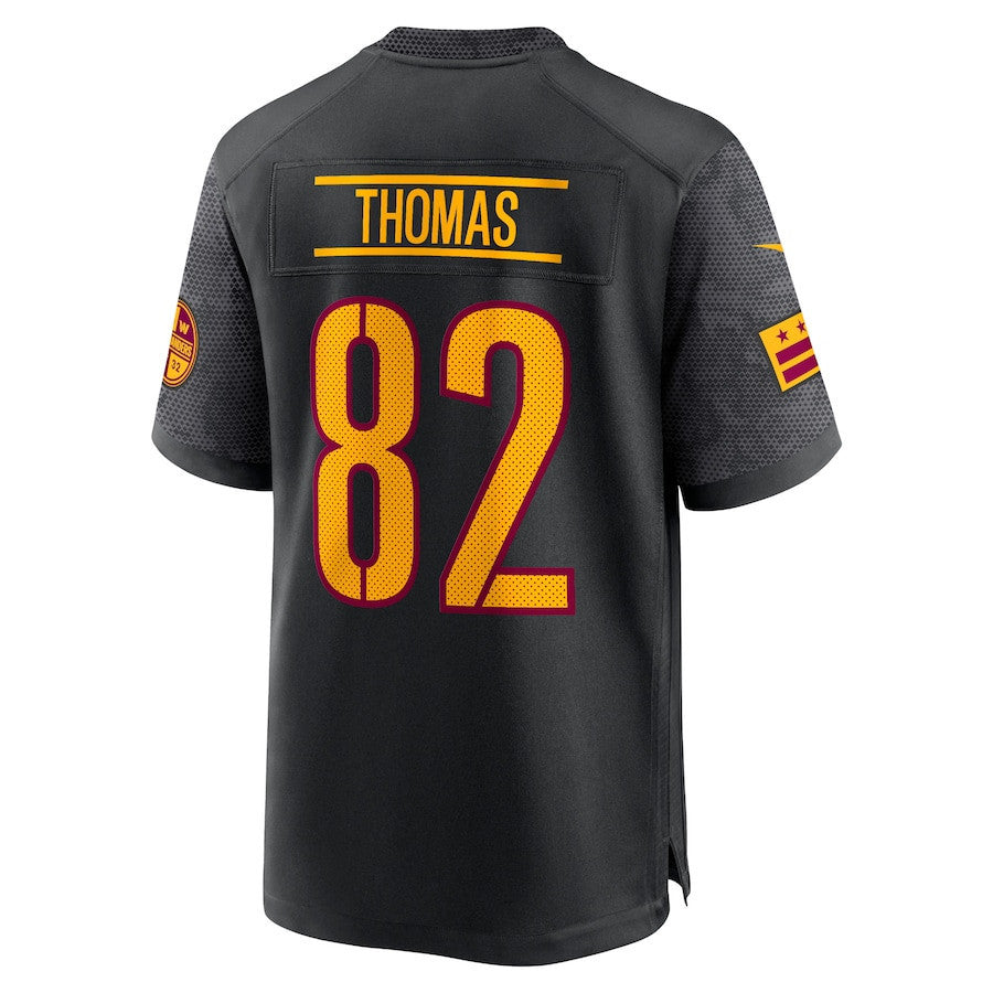 Logan Thomas 82 Washington Commanders Men Alternate Game Jersey - Black