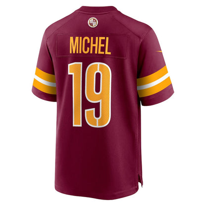 Marken Michel 19 Washington Commanders Men Game Jersey - Burgundy