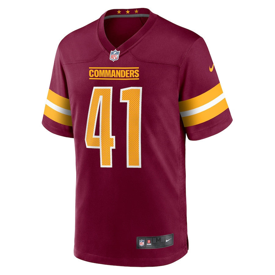 Jonathan Williams 41 Washington Commanders Men Game Jersey - Burgundy