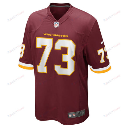 Chase Roullier 73 Washington Commanders Football Team Men Game Jersey - Burgundy