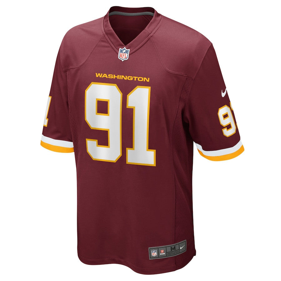 Ryan Kerrigan 91 Washington Commanders Football Team Men Game Jersey - Burgundy