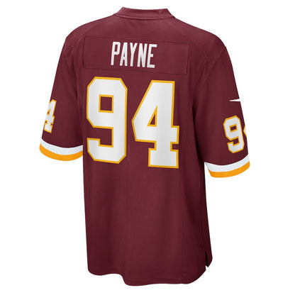 Daron Payne 94 Washington Commanders Football Team Men Game Jersey - Burgundy