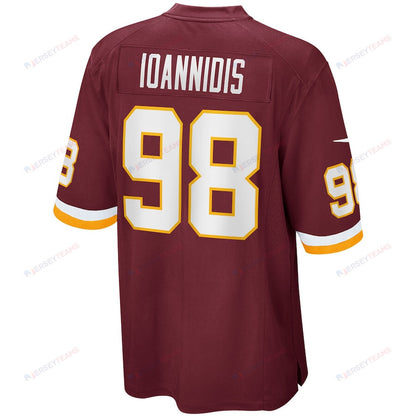 Matt Ioannidis 98 Washington Commanders Football Team Men Game Jersey - Burgundy