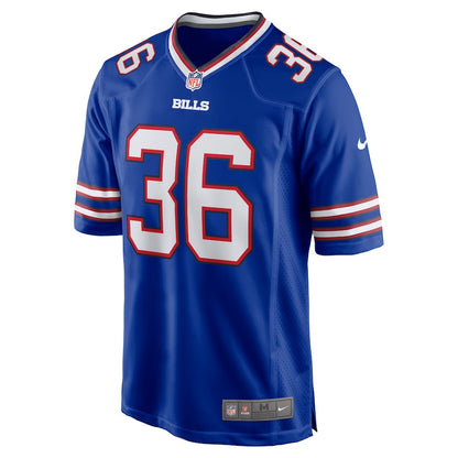 Herb Miller 36 Buffalo Bills Game Men Jersey - Royal