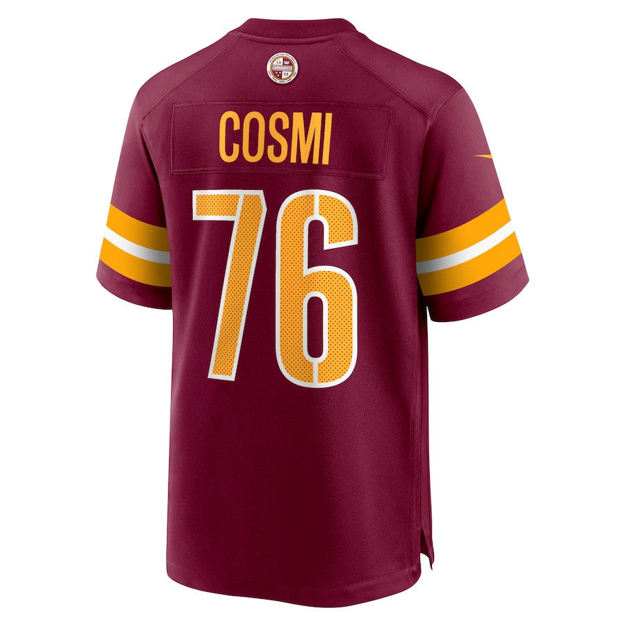 Sam Cosmi 76 Washington Commanders Men Game Jersey - Burgundy