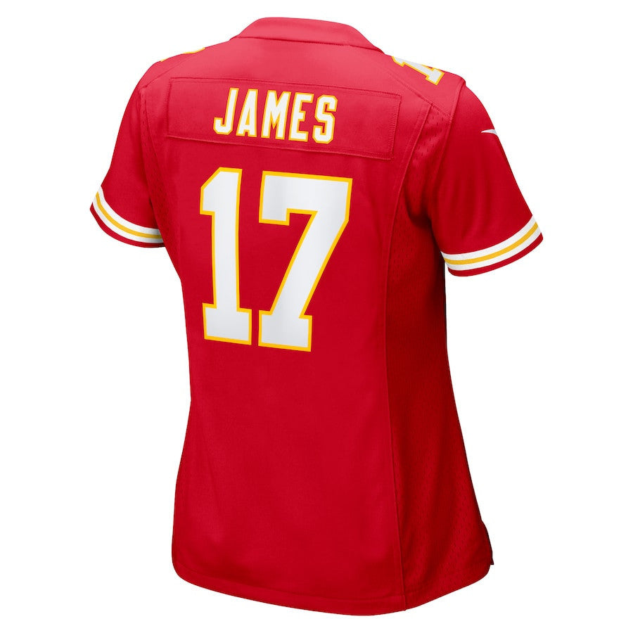 Richie James 17 Kansas City Chiefs Women Game Jersey - Red