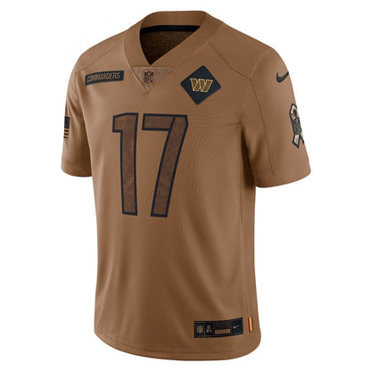 Terry McLaurin 17 Washington Commanders 2023 Salute To Service Men Limited Jersey - Brown