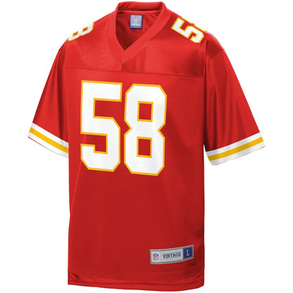 Derrick Thomas 58 Kansas City Chiefs Pro Line Men Retired Jersey - Red