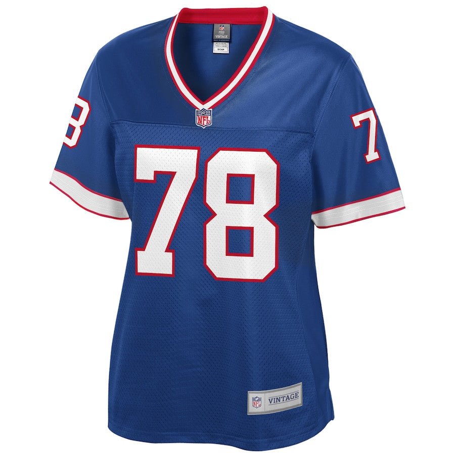 Bruce Smith 38 Buffalo Bills Pro Line Women Retired Jersey - Royal