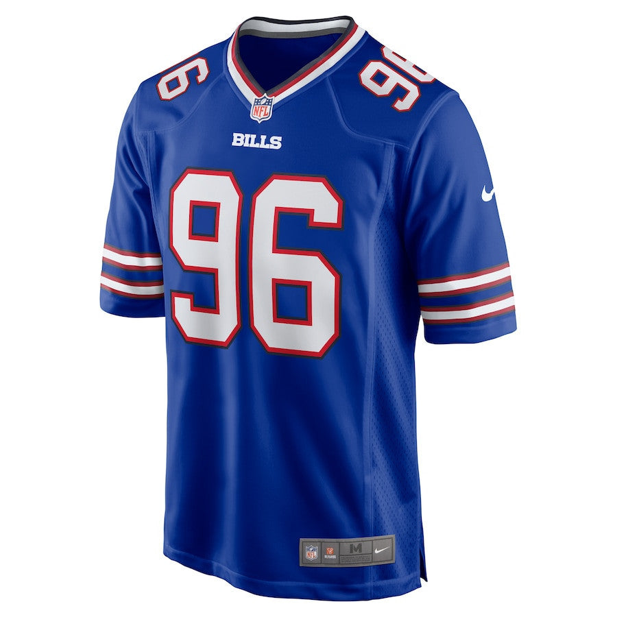 Kameron Cline 96 Buffalo Bills Men Team Game Jersey - Royal