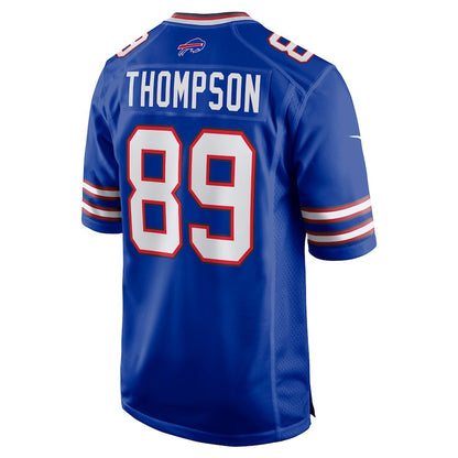 Bryan Thompson 89 Buffalo Bills Men Team Game Jersey - Royal