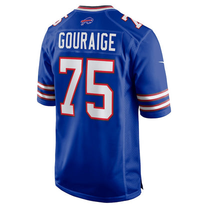 Richard Gouraige 75 Buffalo Bills Men Team Game Jersey - Royal