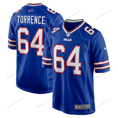 O'Cyrus Torrence 64 Buffalo Bills Men Home Game Jersey - Royal