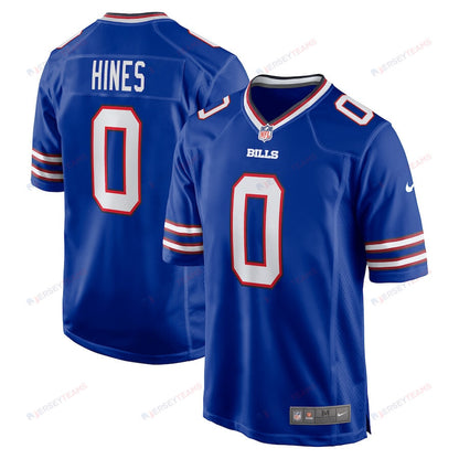Nyheim Hines 0 Buffalo Bills Men Game Jersey - Royal