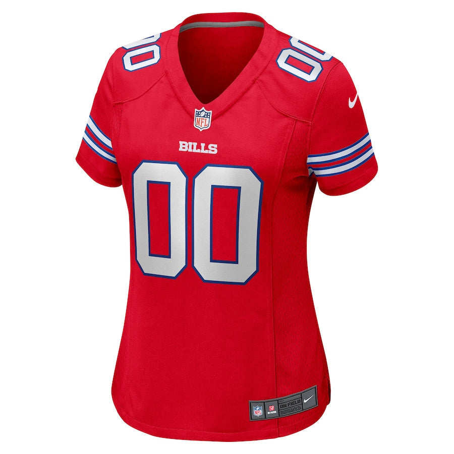 Buffalo Bills Women Alternate Custom Game Jersey - Red