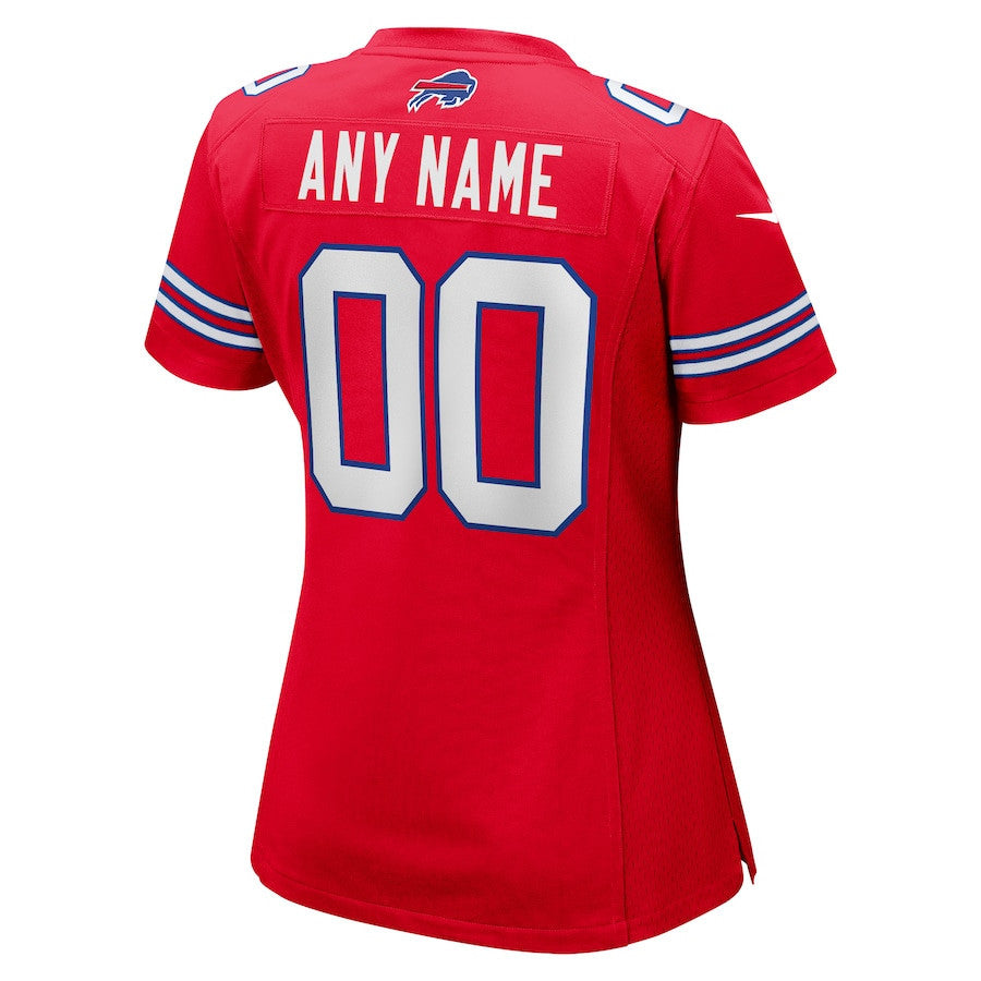 Buffalo Bills Women Alternate Custom Game Jersey - Red