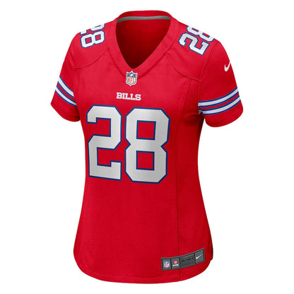 James Cook 28 Buffalo Bills Women Game Jersey - Red