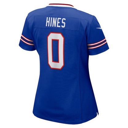 Nyheim Hines 0 Buffalo Bills Women Game Jersey - Royal