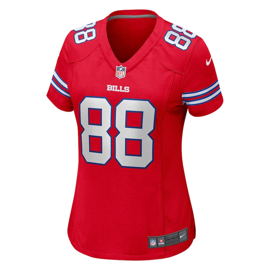 Dawson Knox 88 Buffalo Bills Women Game Jersey - Red