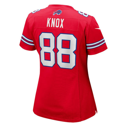 Dawson Knox 88 Buffalo Bills Women Game Jersey - Red