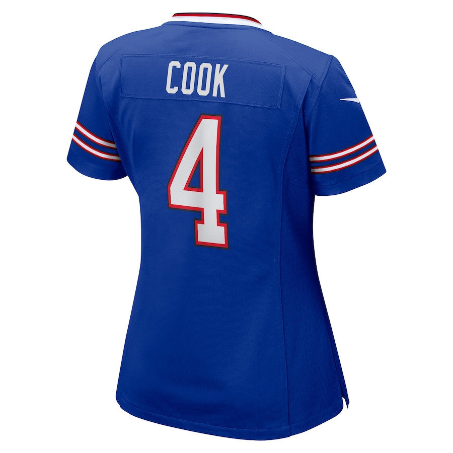 James Cook 4 Buffalo Bills Women Game Jersey - Royal
