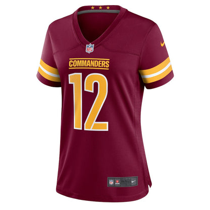 Jake Fromm 12 Washington Commanders Women Home Game Jersey - Burgundy