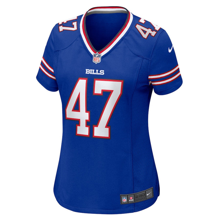 Christian Benford 47 Buffalo Bills Women Game Jersey - Royal