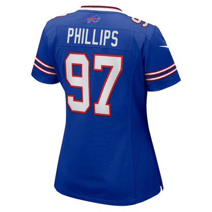 Jordan Phillips 97 Buffalo Bills Women Game Jersey - Royal