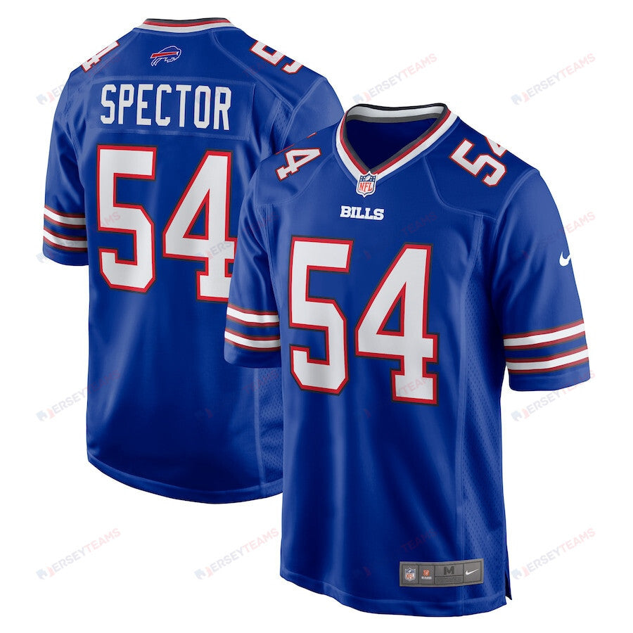 Baylon Spector 54 Buffalo Bills Men Game Jersey - Royal