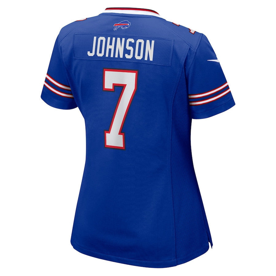 Taron Johnson 7 Buffalo Bills Women Game Jersey - Royal