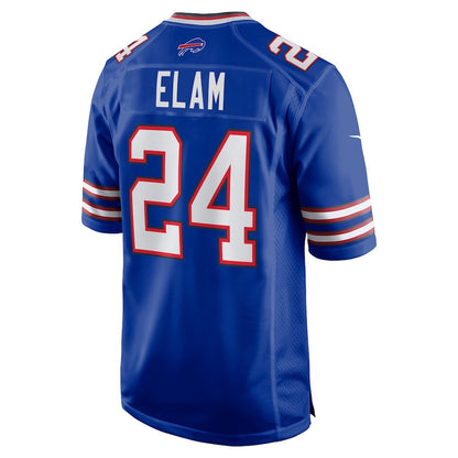 Kaiir Elam 24 Buffalo Bills Men Game Jersey - Royal