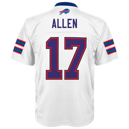 Josh Allen 17 Buffalo Bills YOUTH Jersey - White