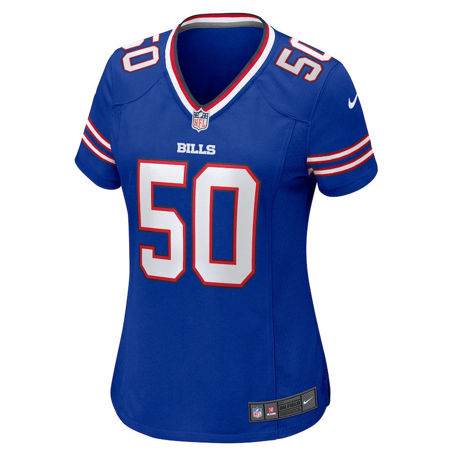 Gregory Rousseau 50 Buffalo Bills Women Game Jersey - Royal