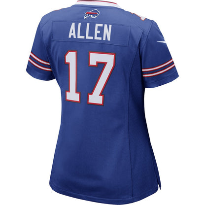 Josh Allen 17 Buffalo Bills Women Game Jersey - Royal