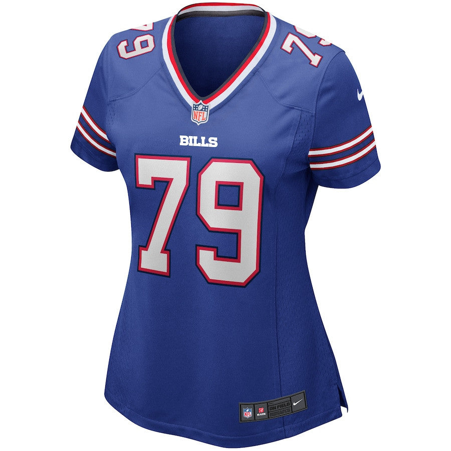 Ruben Brown 79 Buffalo Bills Women Game Retired Jersey - Royal